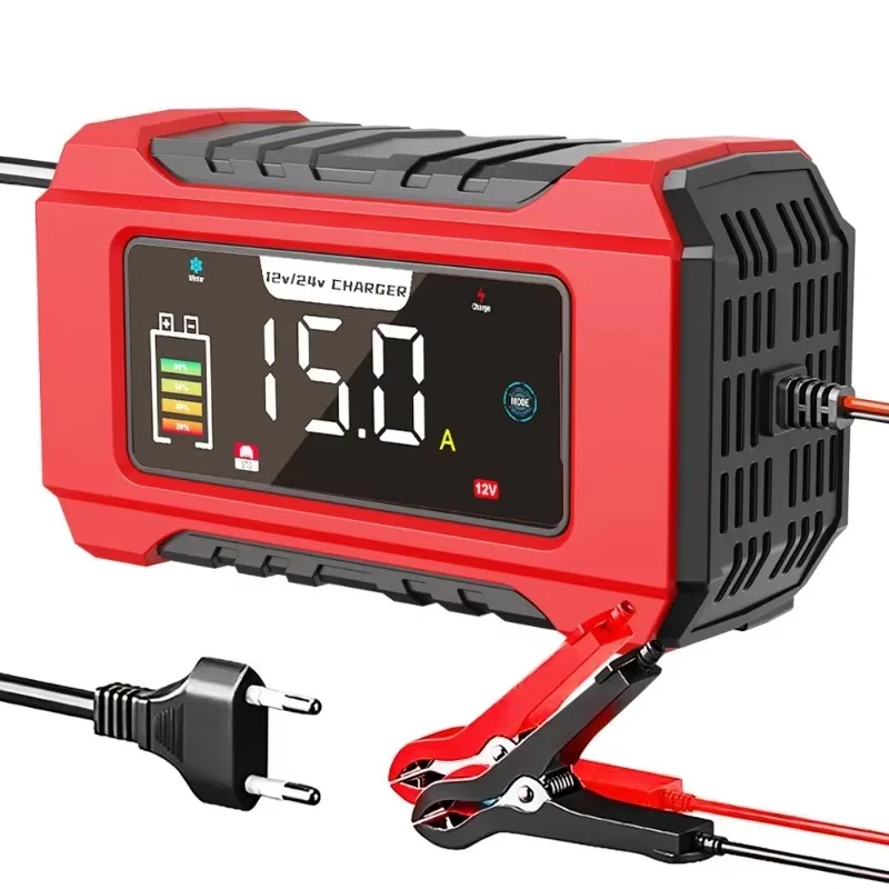 Agm Deep Cycle Battery - 12V 15A 24V 8A Caricabatteria per