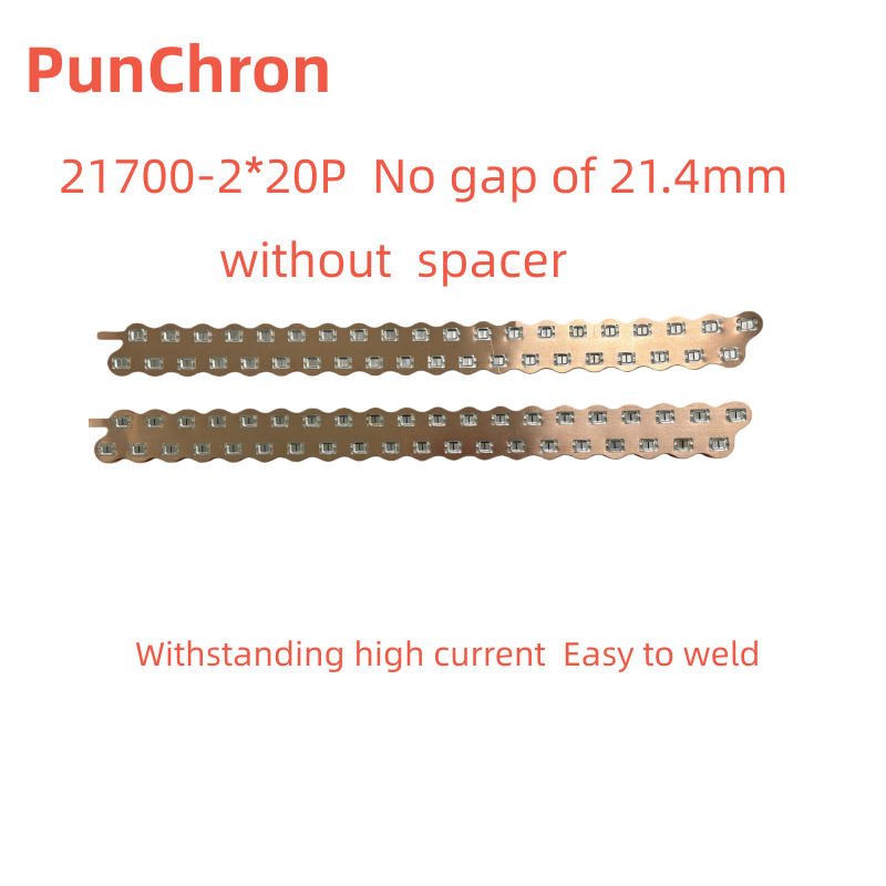 Bus Bar Copper - PunChron 21700-2* 20P Connettori a Striscia