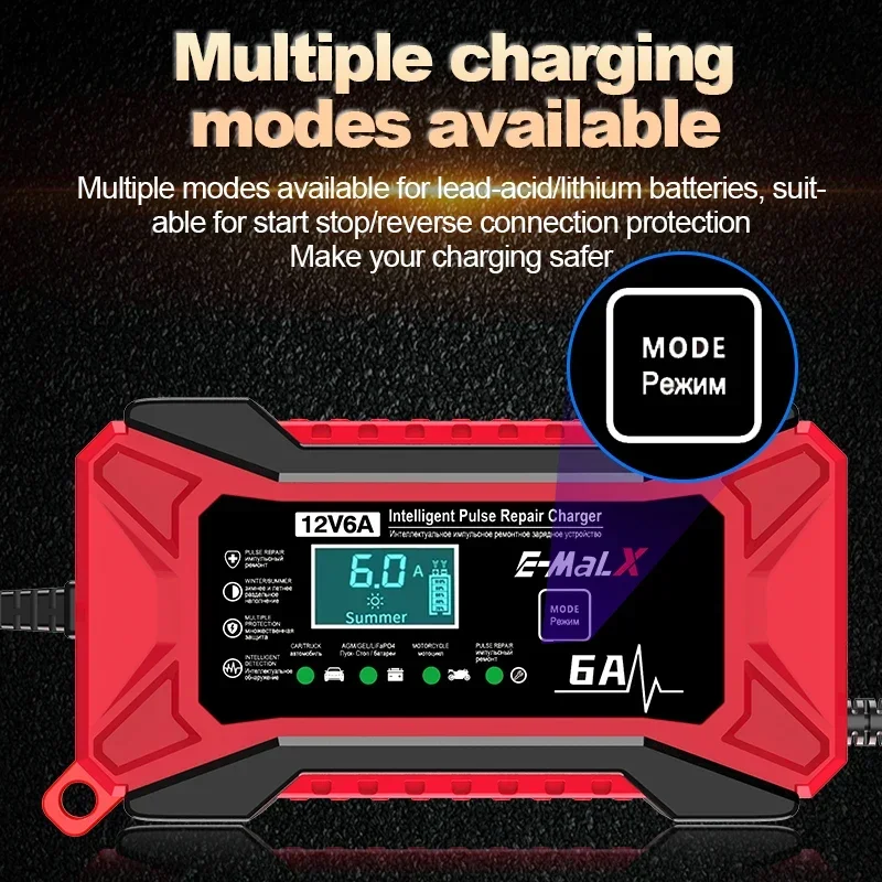 Agm Deep Cycle Battery - Nuovo 12V 6A LiFePO4 14.6V Smart