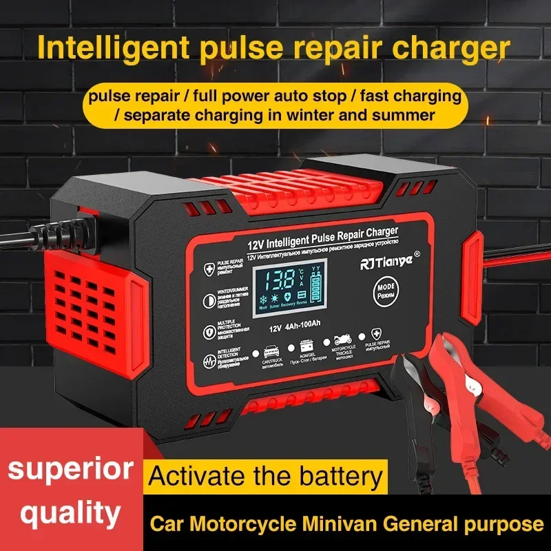 Agm Deep Cycle Battery - Caricabatteria per casa e giardino 12V