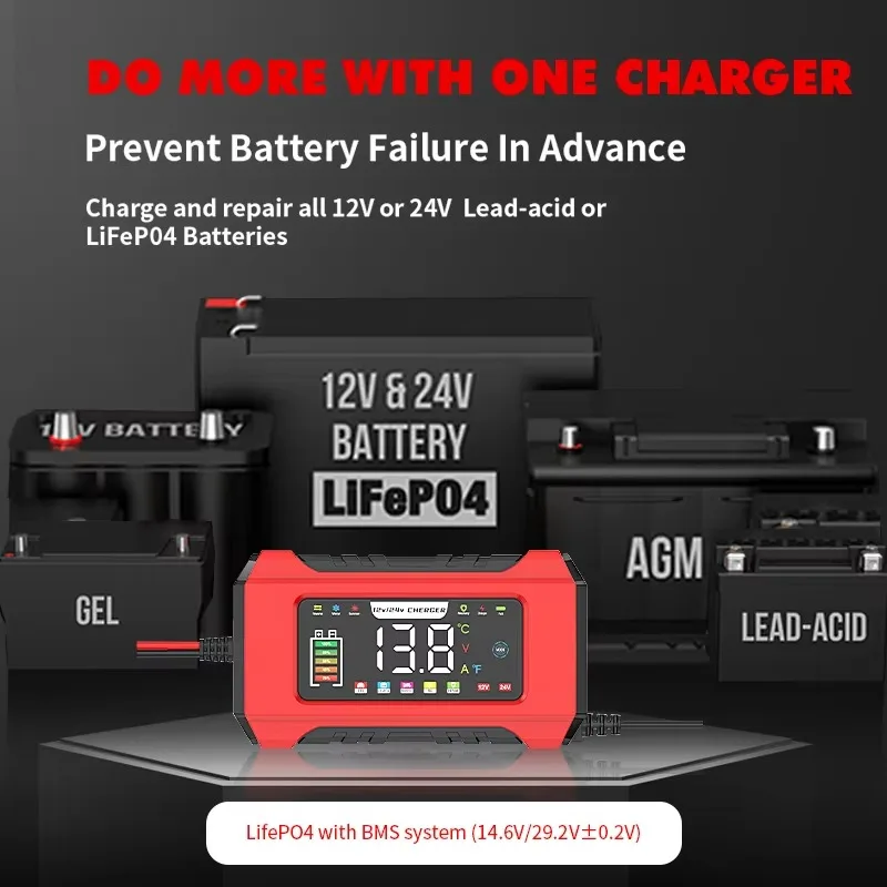 12V 15A 24V 8A Caricabatteria  - Agm Deep Cycle Battery recensione e prezzo