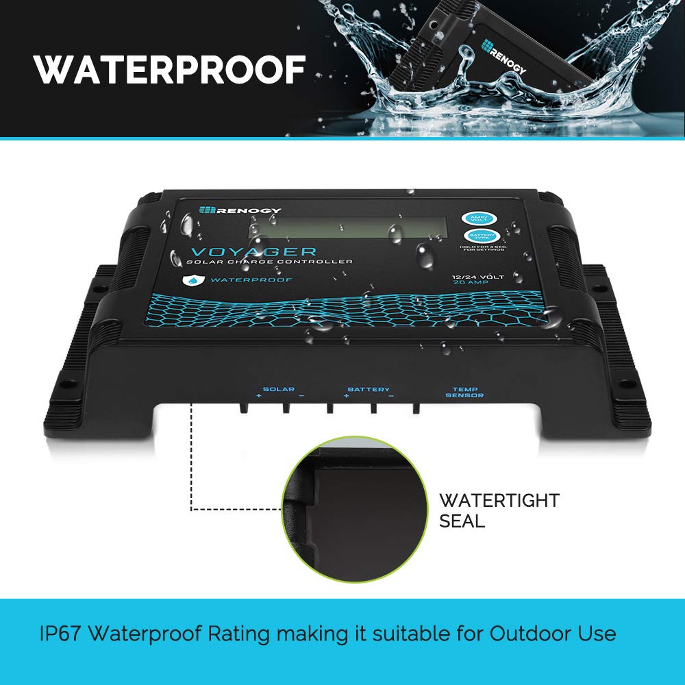 Renogy Voyager 20A 12V/24V PWM - Renogy Controller Voyager recensione e prezzo