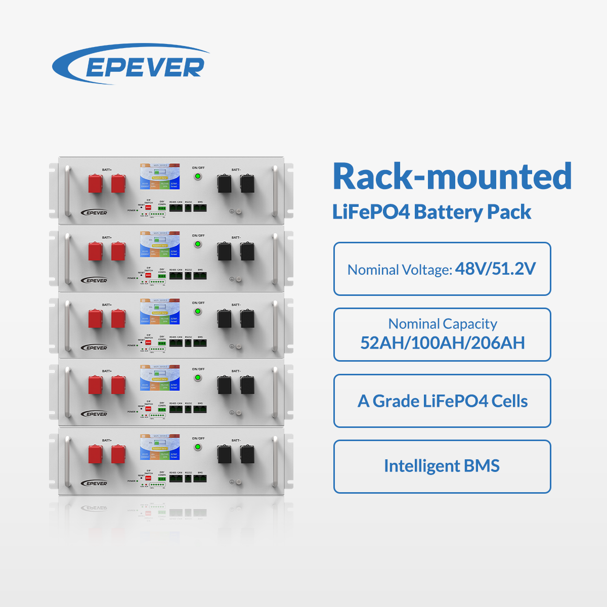 Epever 6000 Cicli 48v 51.2v 50 - Energy Storage Rack recensione e prezzo