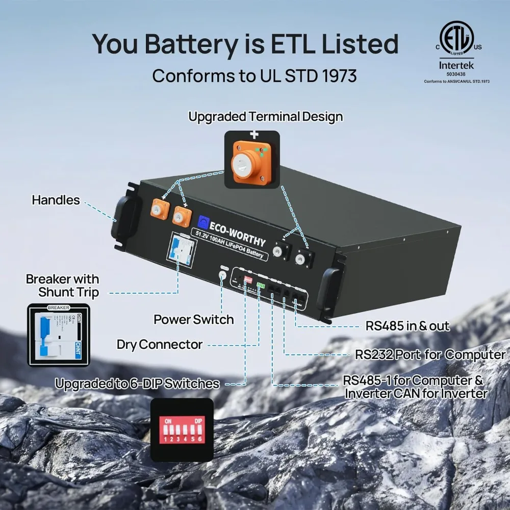 Batteria al litio LiFePO4 da 4 - Energy Storage Rack recensione e prezzo