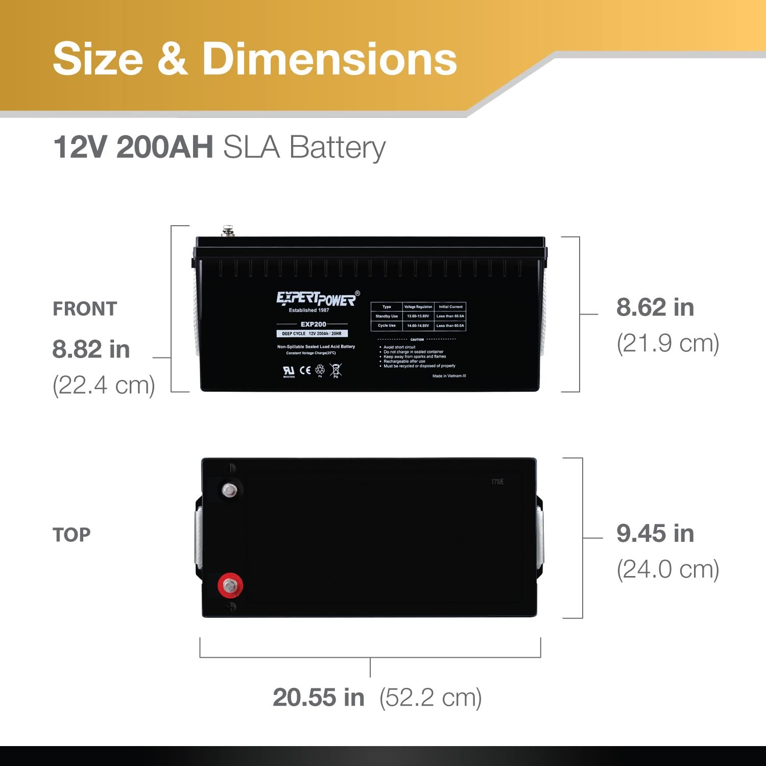 Batteria AGM EXP200 12V 200Ah  - Agm Deep Cycle Battery recensione e prezzo