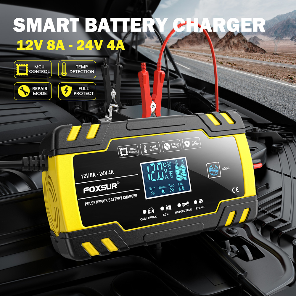 Caricabatterie a impulsi FOXSU - Agm Deep Cycle Battery recensione e prezzo